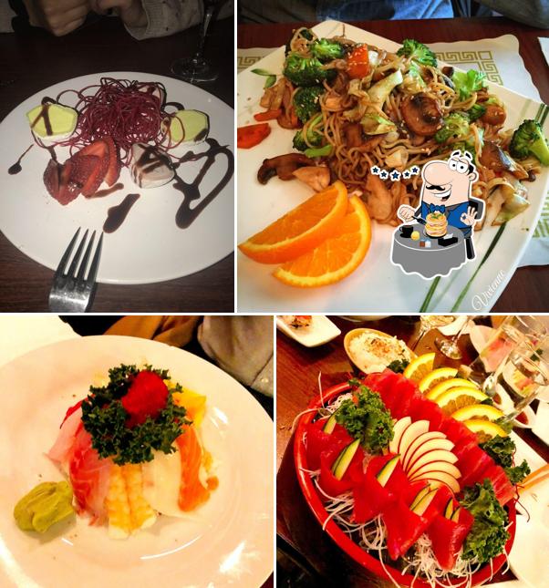 Food at Yellowtail Sushi Bar & Asian Kitchen