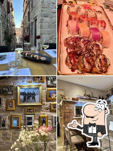 Gli interni di Bota Šare Oyster & Sushi Bar