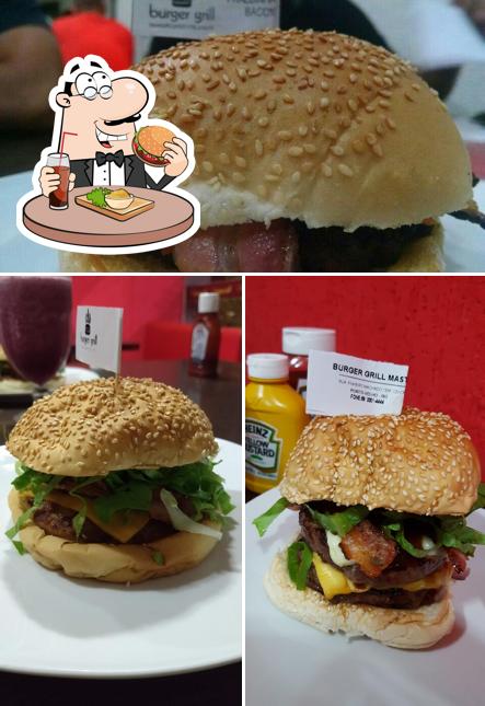 Consiga um hambúrguer no Burger Grill