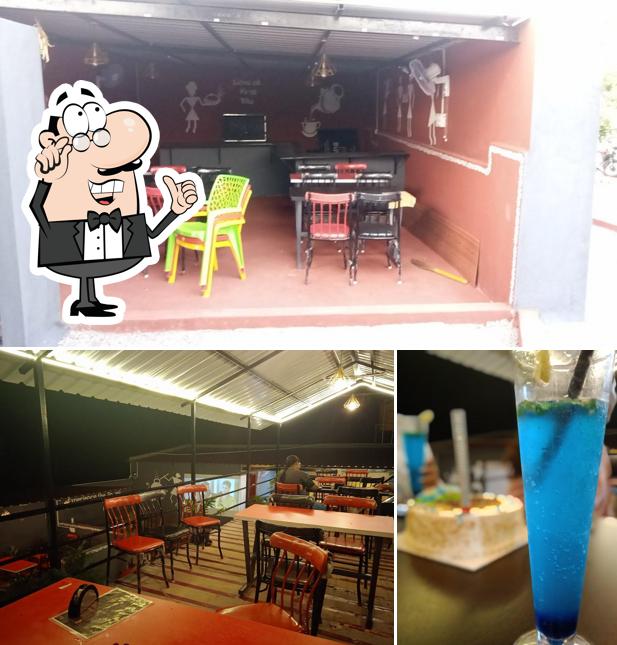 This is the photo displaying interior and food at Buffalo cafe