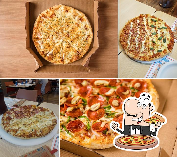 Consiga diversos estilos de pizza