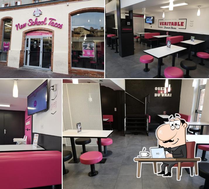 L'intérieur de New School Tacos - Montauban