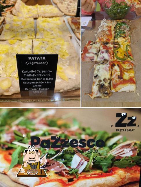 Elige una pizza en Pazzesco - Italian Street Food