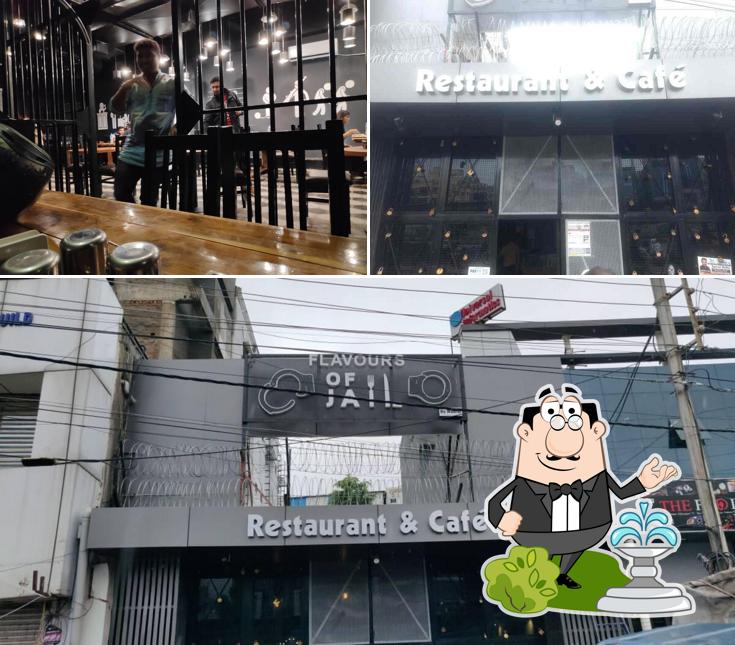 The photo of Flavours of jail - Best restaurant and cafe’s exterior and bar counter