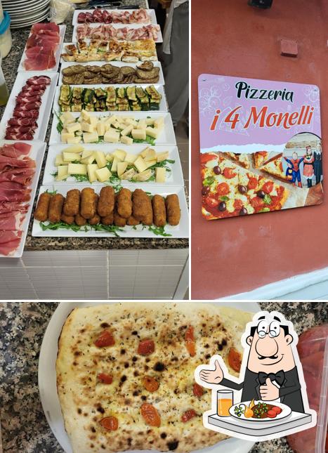 Cibo al Pizzeria I 4 Monelli