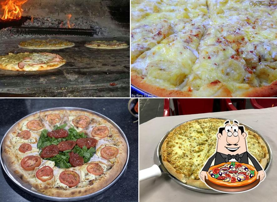 En BIG BANG, puedes probar una pizza