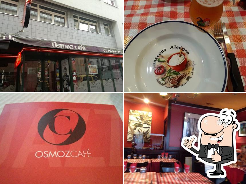 Look at the pic of osmoz café