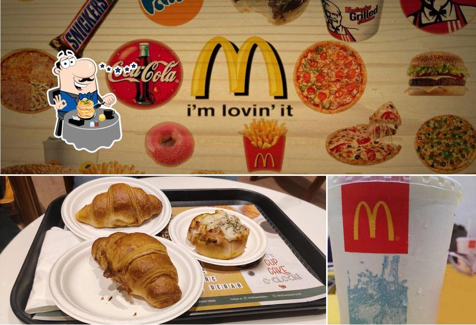 Check out the picture showing food and beverage at McDonald's