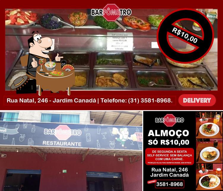 A foto do Barfômetro’s comida e exterior