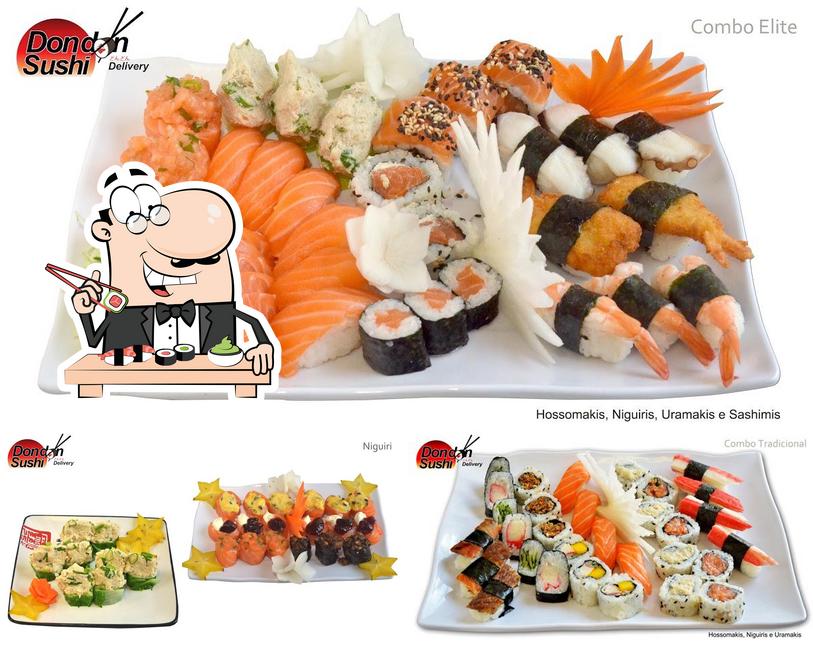 Order various sushi options