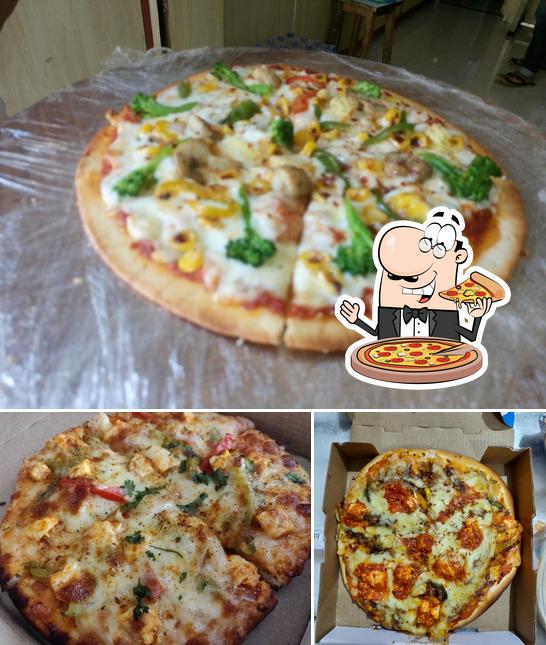 Try out different types of pizza