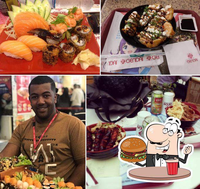 Experimente um hambúrguer no Restaurante Japonês - Gendai
