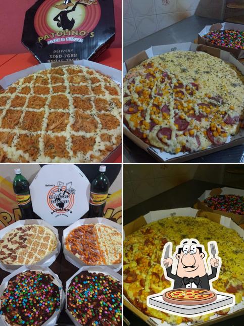 No PATOLINOS PIZZA & BURGUER, você pode degustar pizza