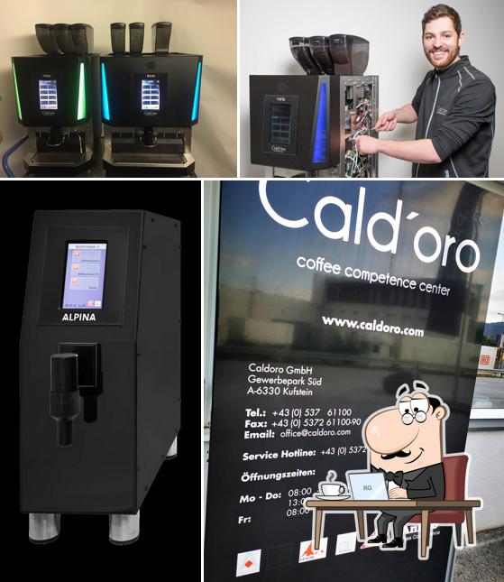 Die Inneneinrichtung von Caldoro GmbH - coffee competence center