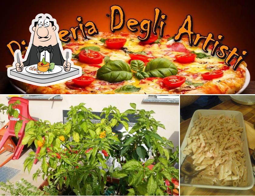 Platti al Pizzeria degli Artisti