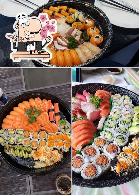 Try out different sushi options