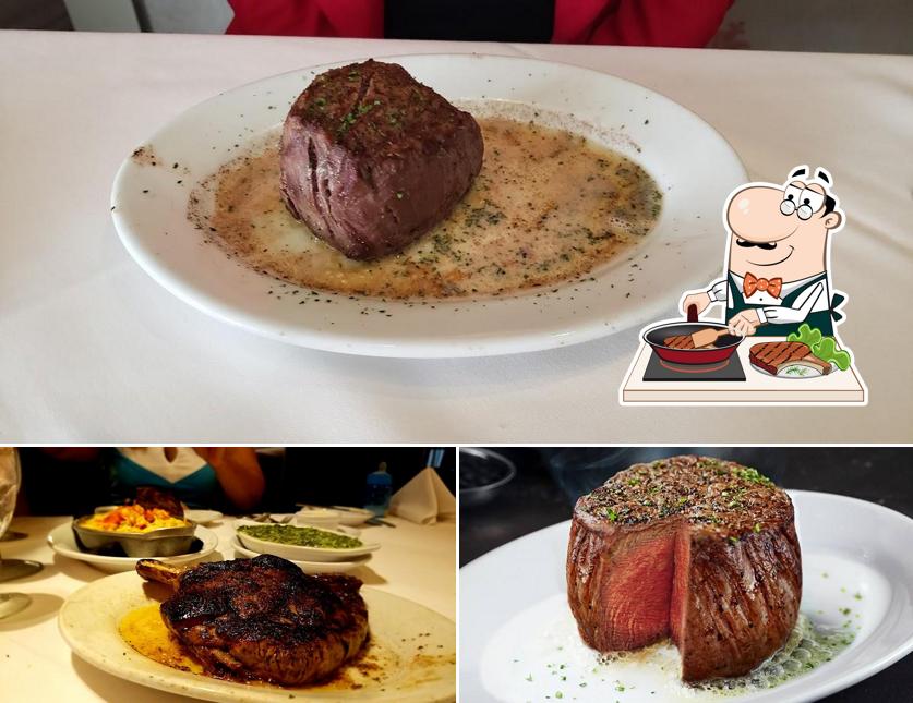 Try out meat dishes at Ruth's Chris Steak House