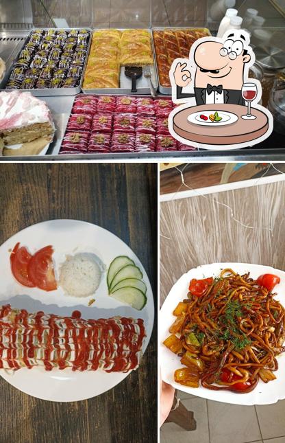 В Бишкек есть еда, внутреннее оформление и многое другое