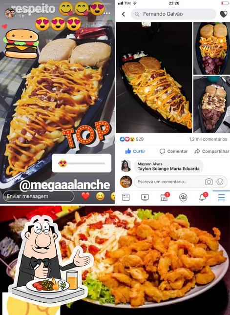 Comida em Mega lanche's