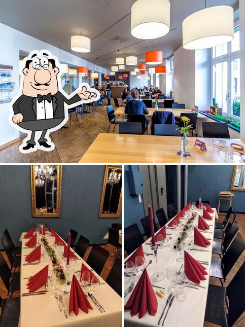 Gli interni di Cantina e9