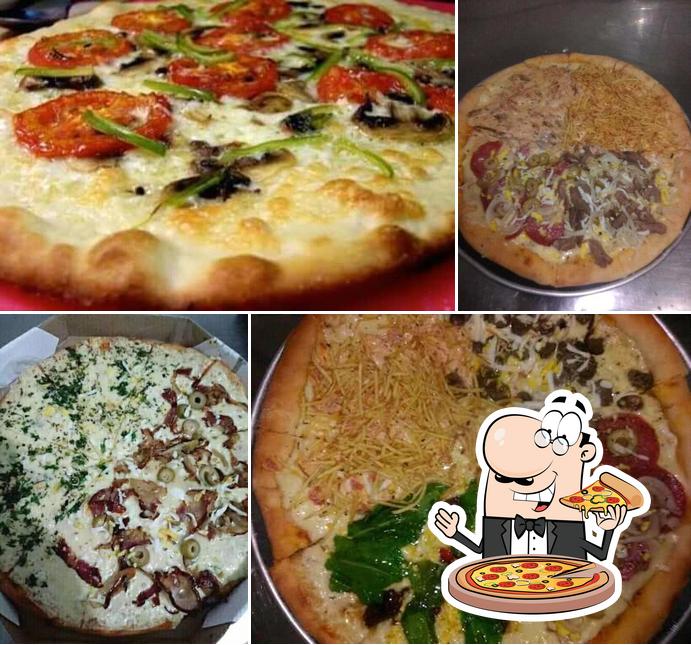 Consiga pizza no Pizzaria 3 Marias