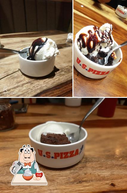 U.S. Pizza Madhapar offers a variety of desserts