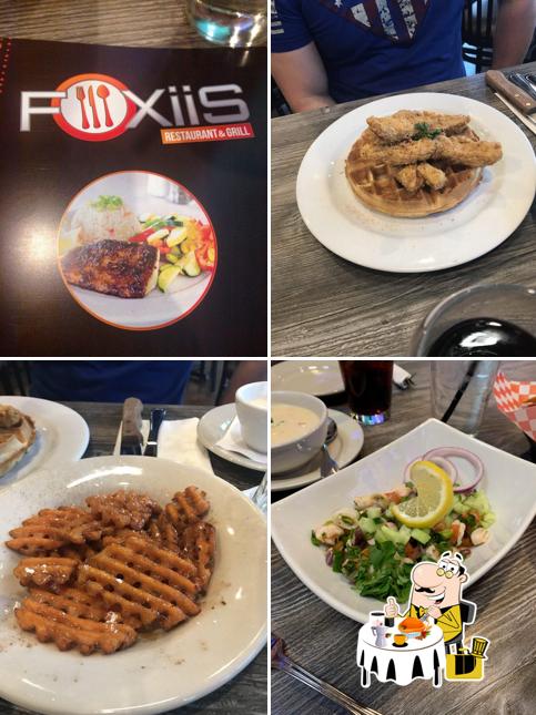Meals at Foxiis Restaurant and Grill