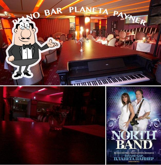 Интерьер "piano bar Planeta"