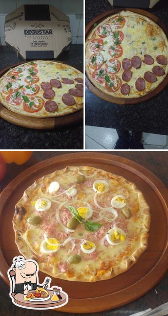 Order pizza at Restaurante e Pizzaria Degustar