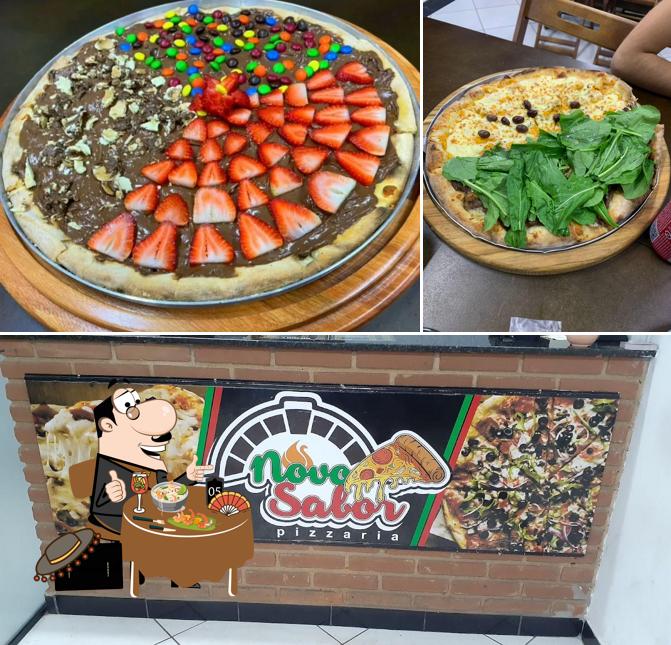 Comida em Novo Sabor Pizzaria e Hamburgueria