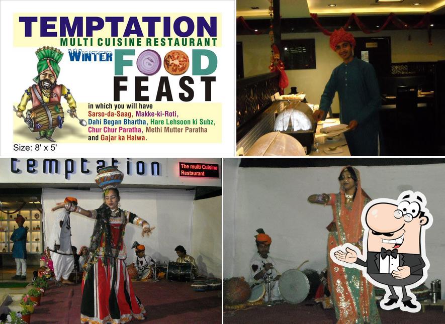 See this picture of Temptation Restaurant