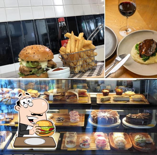 Try out a burger at Capri Café & Lounge