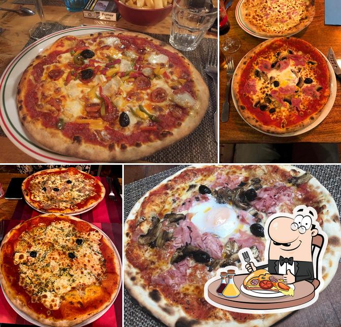 A Bocca D'Oro Pizzeria, vous pouvez prendre des pizzas
