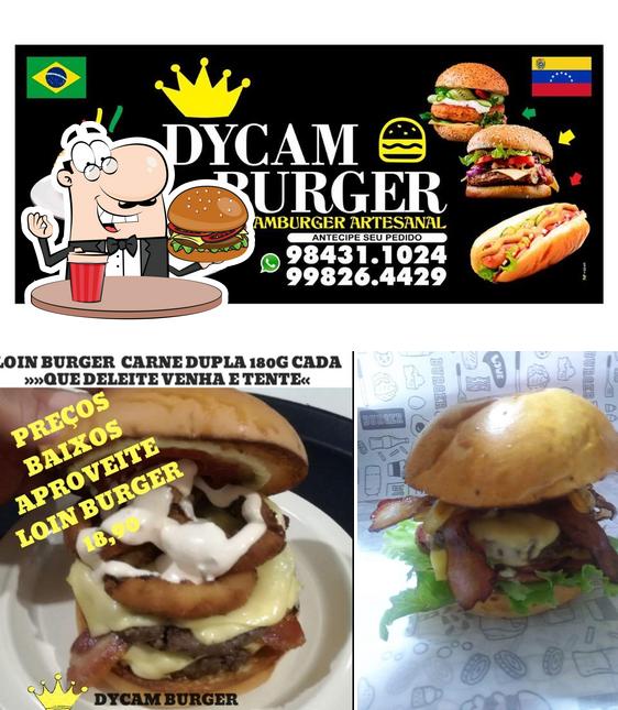 Peça um hambúrguer no DYCAM BURGER