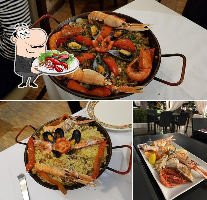 La Pergola offre un'ampia scelta di prodotti di cucina di mare