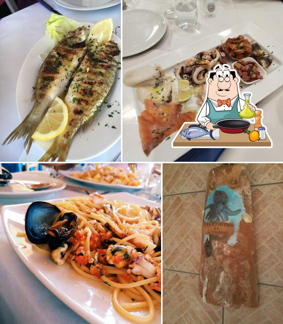 Da Giovanni specialità marinare offre un menu per gli amanti dei piatti di mare