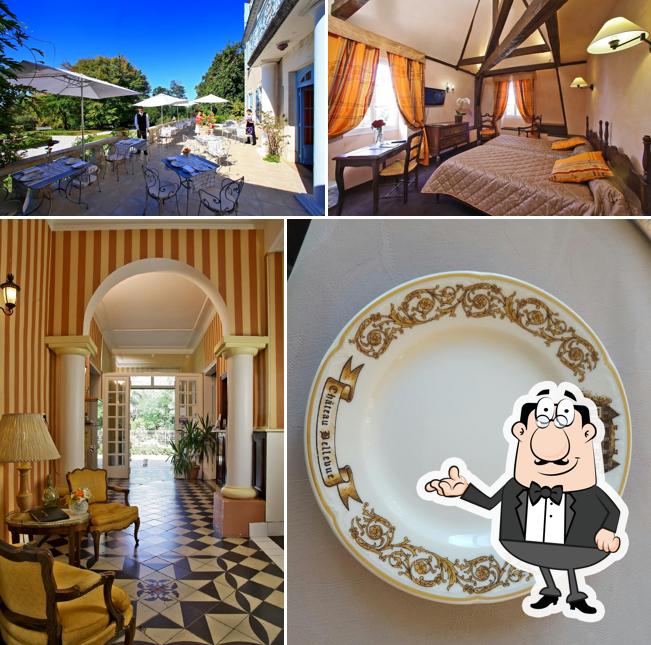 L'intérieur de Logis - Hotel Restaurant & SPA Chateau Bellevue