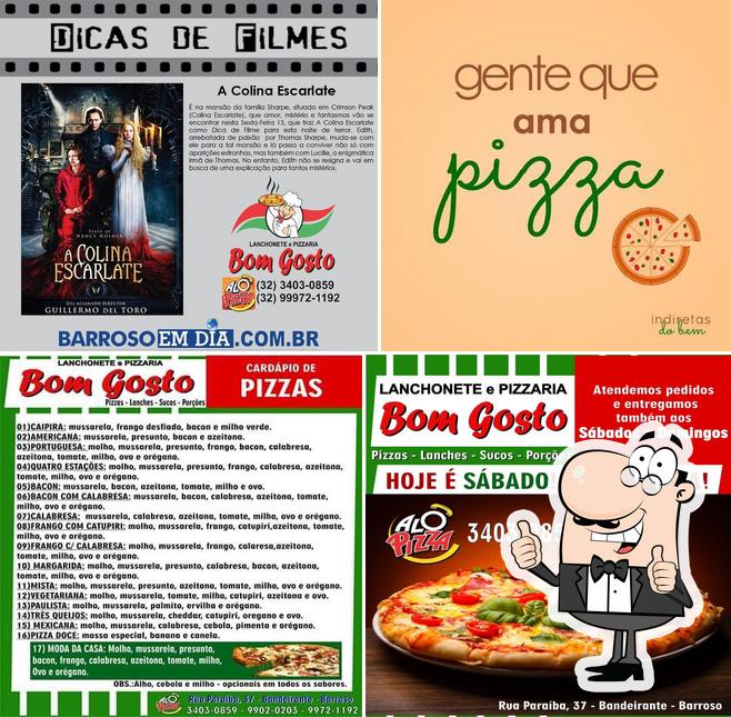 See this image of Pizzas "Bom Gosto"