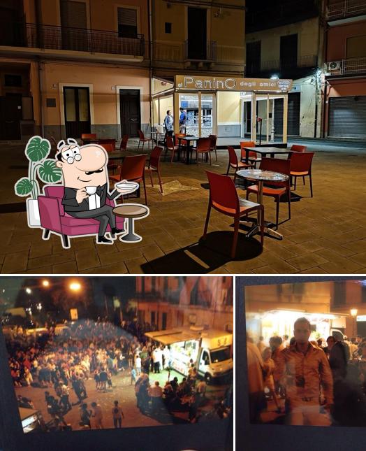 Gli interni di Al Panino Degli Amici