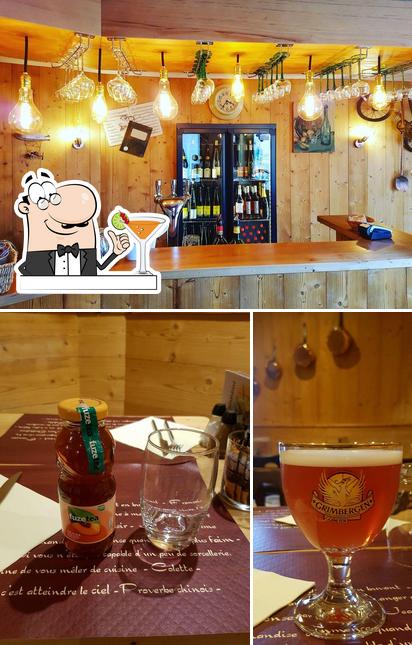 Le Petit Tanneur se distingue par sa boire et comptoir de bar