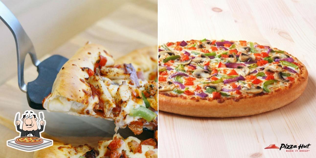 A Pizza Hut, vous pouvez essayer des pizzas