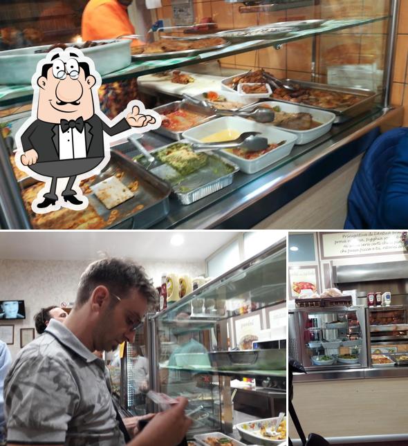 Gli interni di L'Antica Brace (Gastronomia)