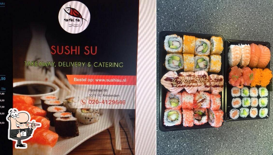 Sushi rolls are served at Sushi Su