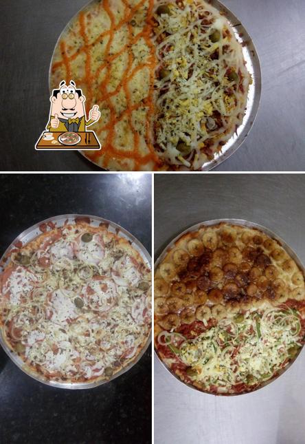 Consiga pizza no Mega Lanches