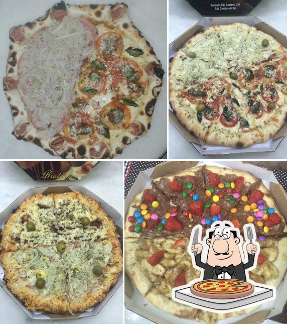 Consiga diversos estilos de pizza