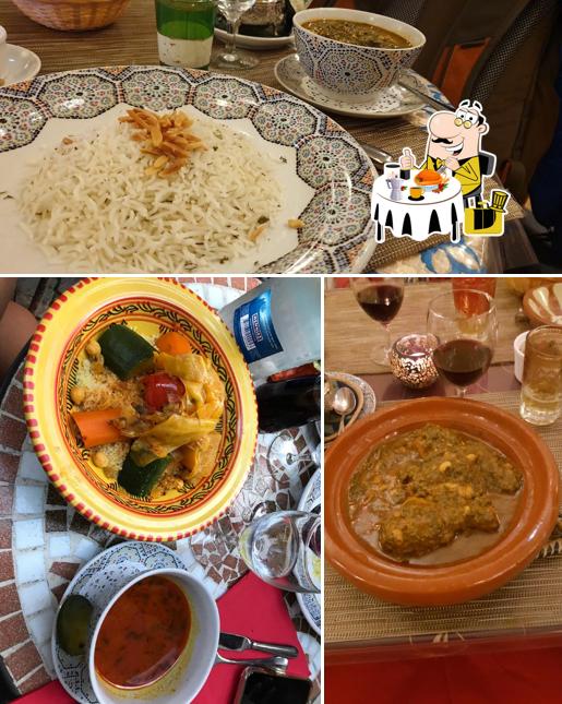 Food at Restaurant Aladin