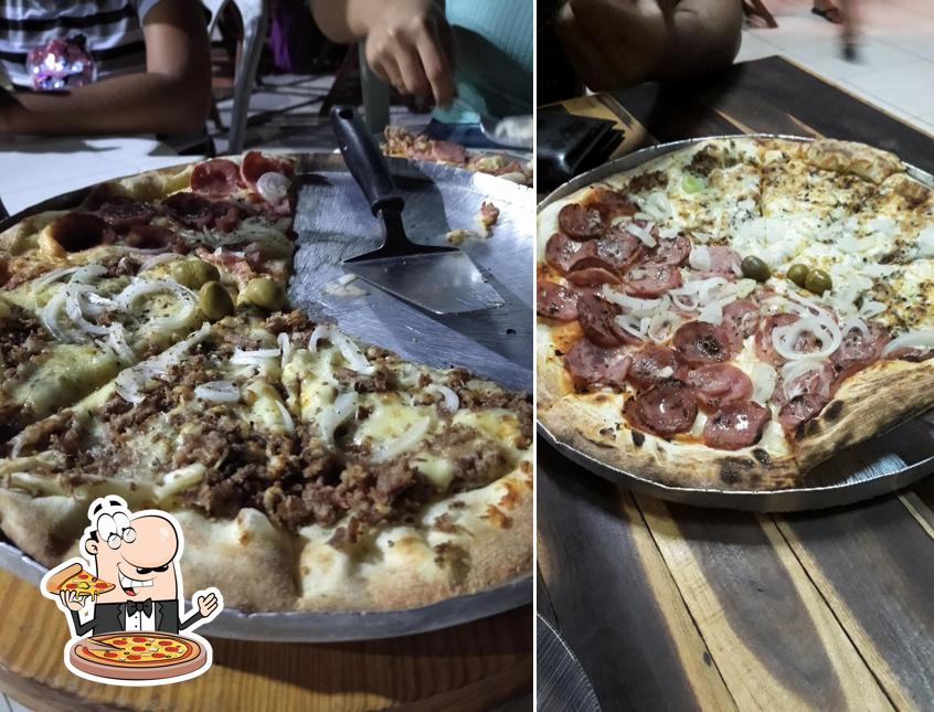 Consiga diferentes variedades de pizza