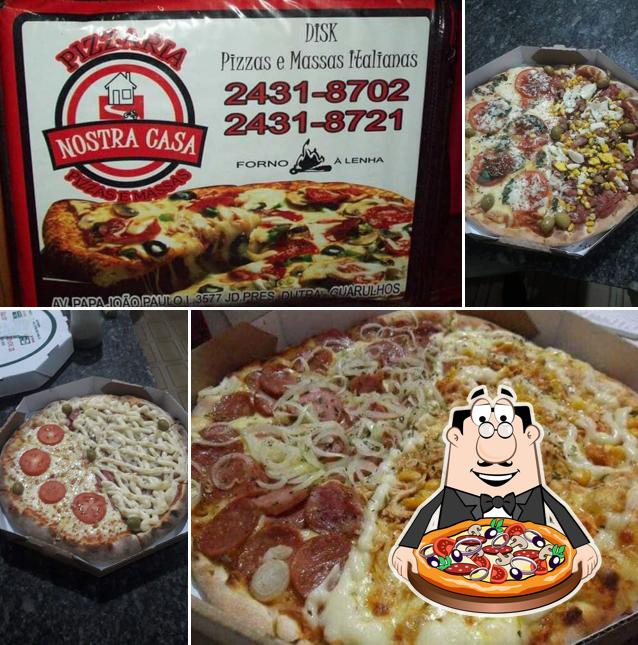 Peça pizza no Nostra Casa Pizzaria e Restaurante