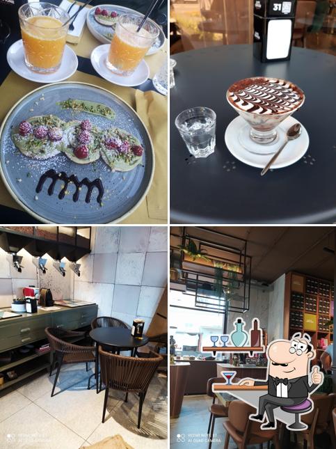 Dai un’occhiata alla immagine che raffigura la interni e bevanda di Caffè Sempione