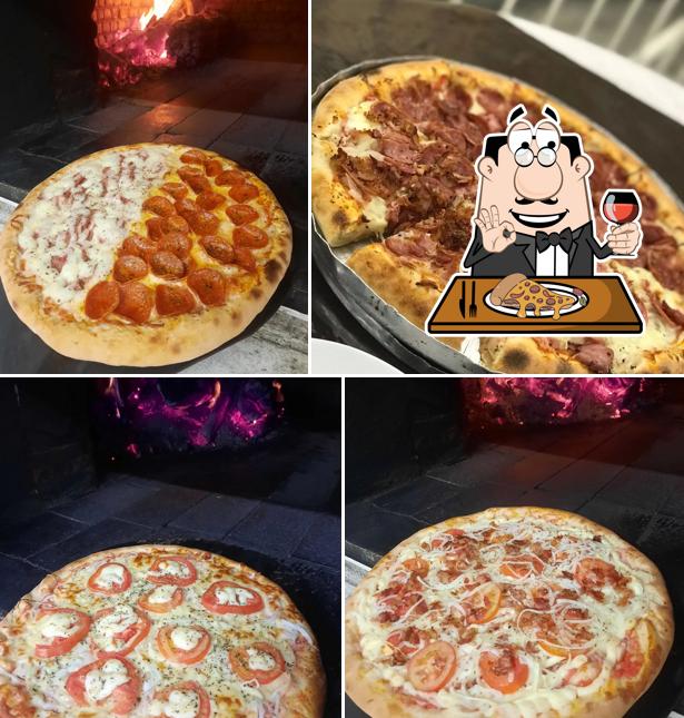 Elige entre diferentes tipos de pizza